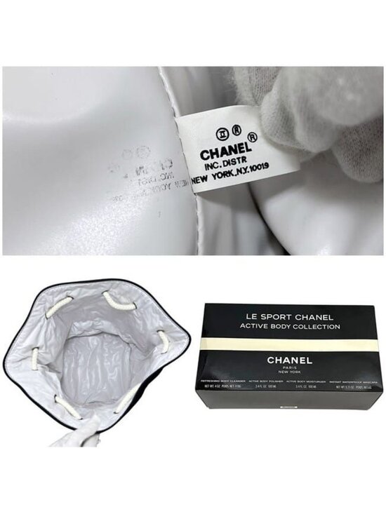 CHANEL Drawstring Vintage Black Canvas Small Shoulder Bag - Etsy Chanel Drawstring Bag Black Pool Bag Canvas Vinyl